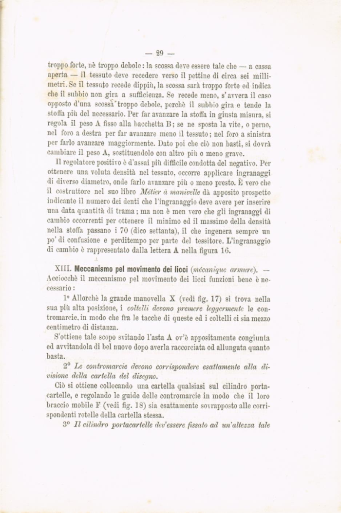 Il telaio meccanico Schoenherr a licci per tessuti in lana