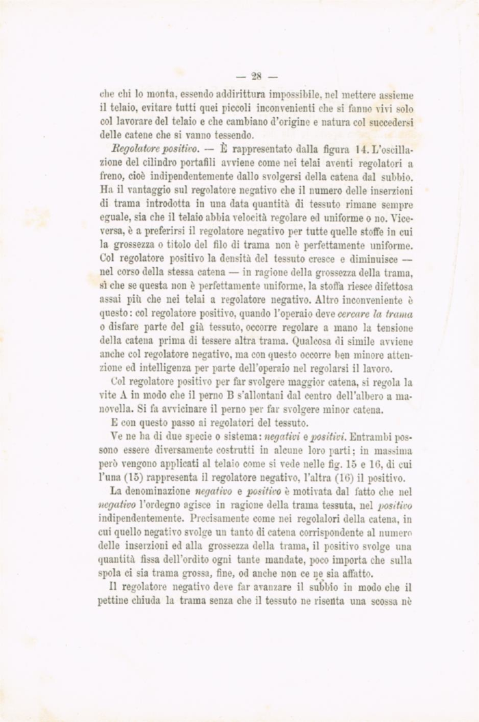 Il telaio meccanico Schoenherr a licci per tessuti in lana