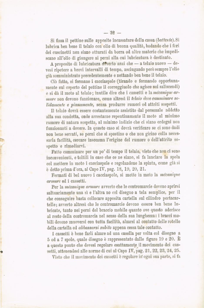 Il telaio meccanico Schoenherr a licci per tessuti in lana