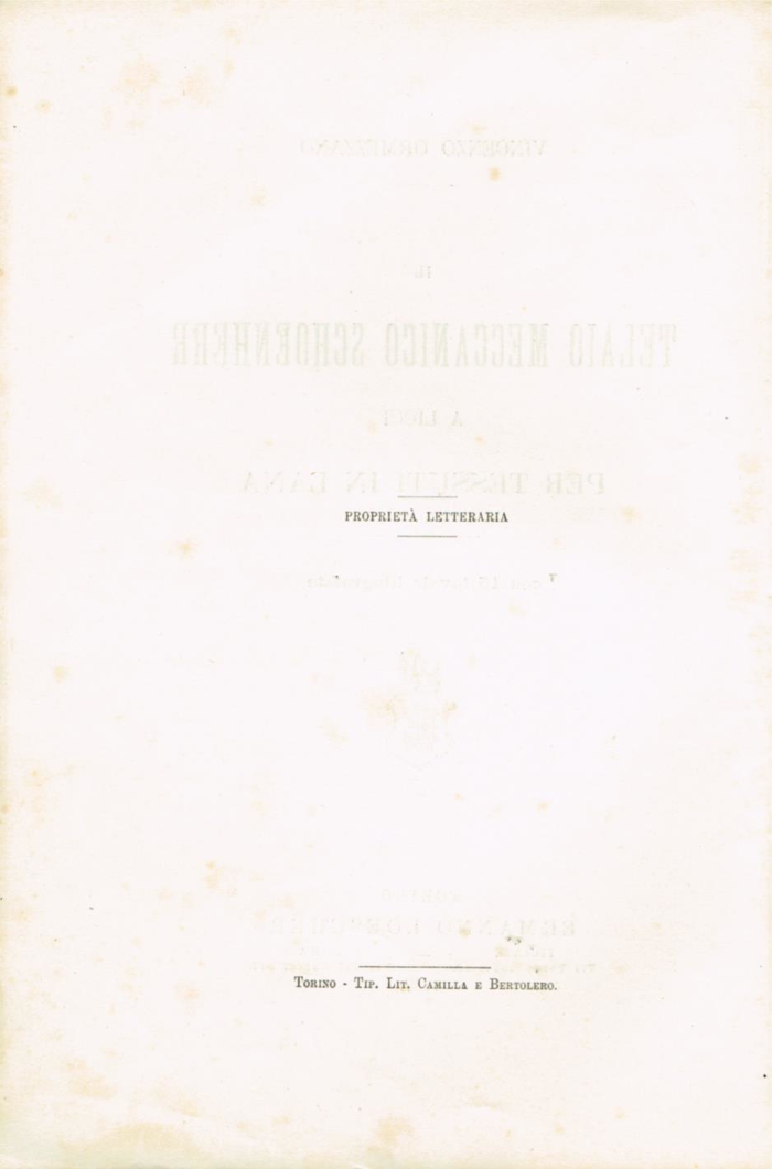 Il telaio meccanico Schoenherr a licci per tessuti in lana