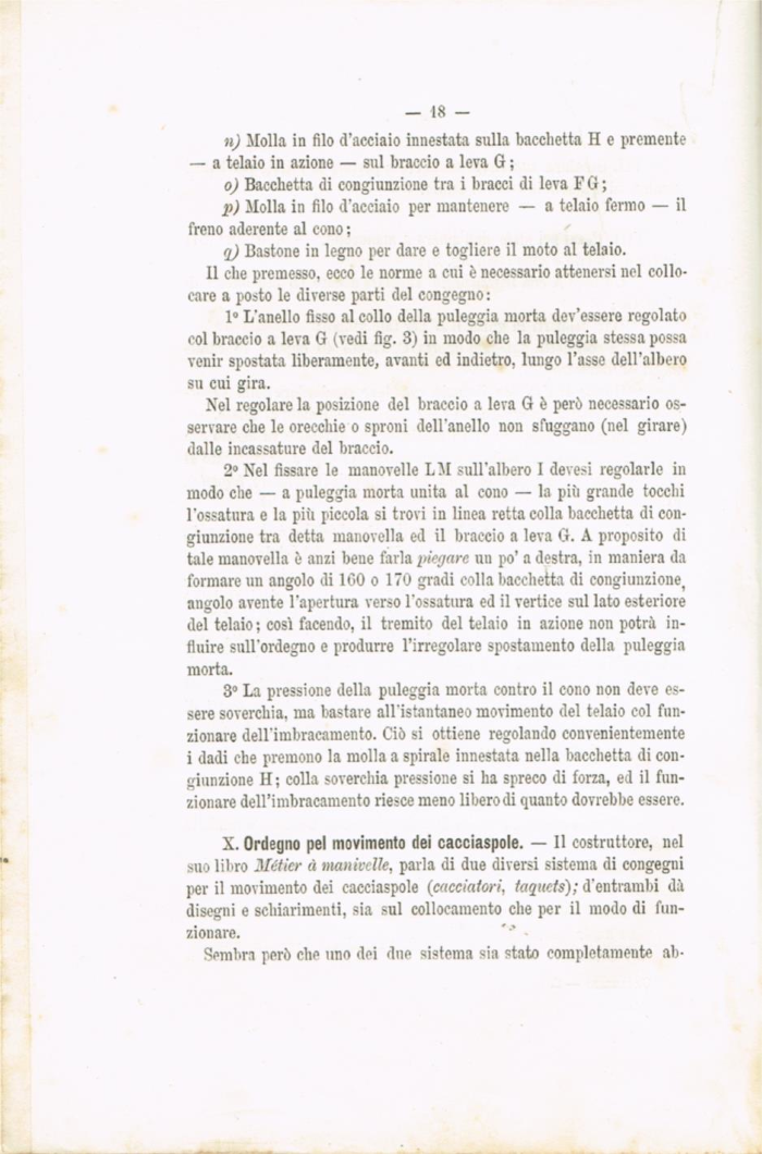 Il telaio meccanico Schoenherr a licci per tessuti in lana
