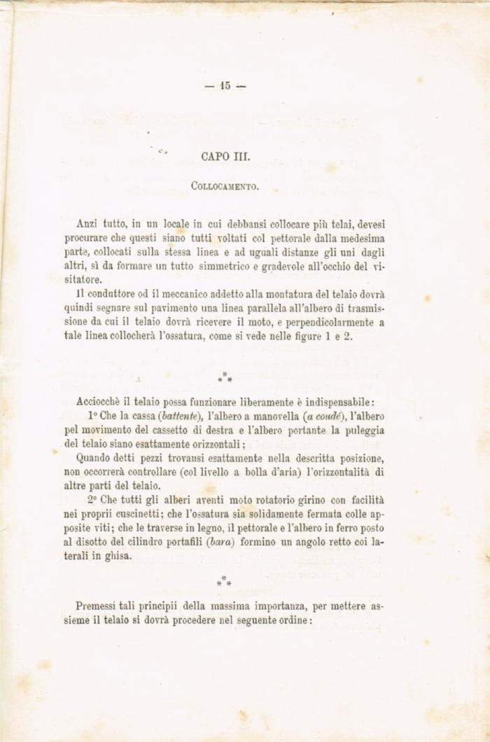Il telaio meccanico Schoenherr a licci per tessuti in lana