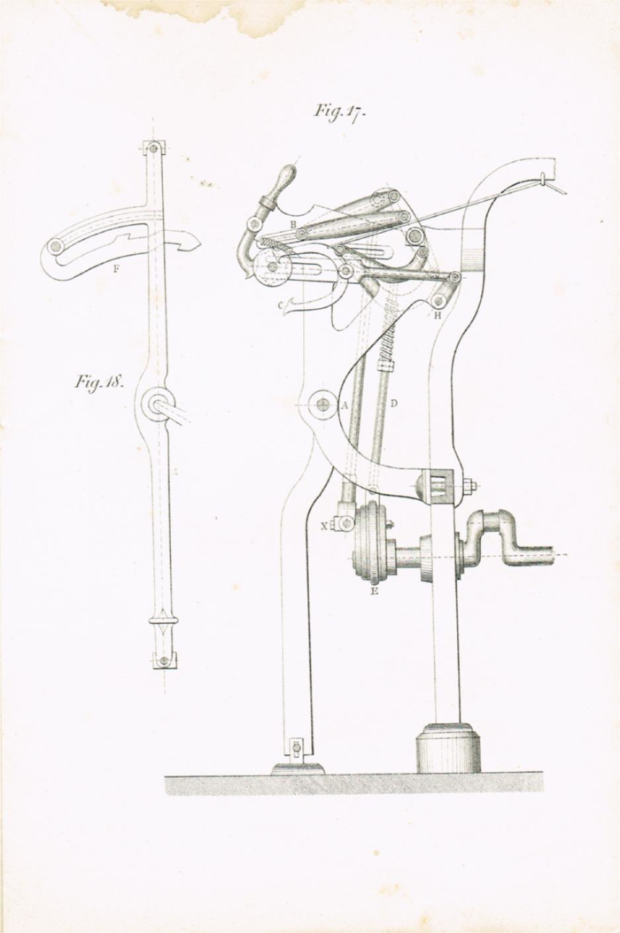 Il telaio meccanico Schoenherr a licci per tessuti in lana