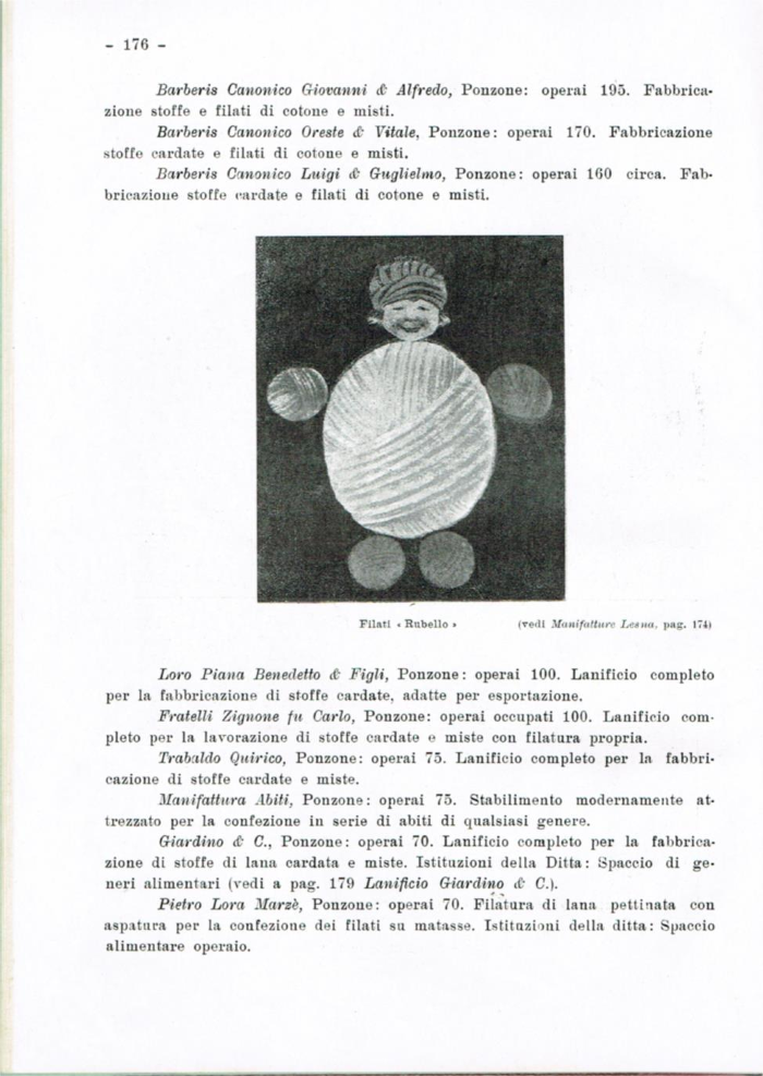 Il Biellese ed il suo sviluppo industriale: Trivero, Valli del Ponzone, del Sessera con zona limitrofa