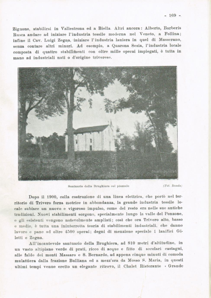 Il Biellese ed il suo sviluppo industriale: Trivero, Valli del Ponzone, del Sessera con zona limitrofa