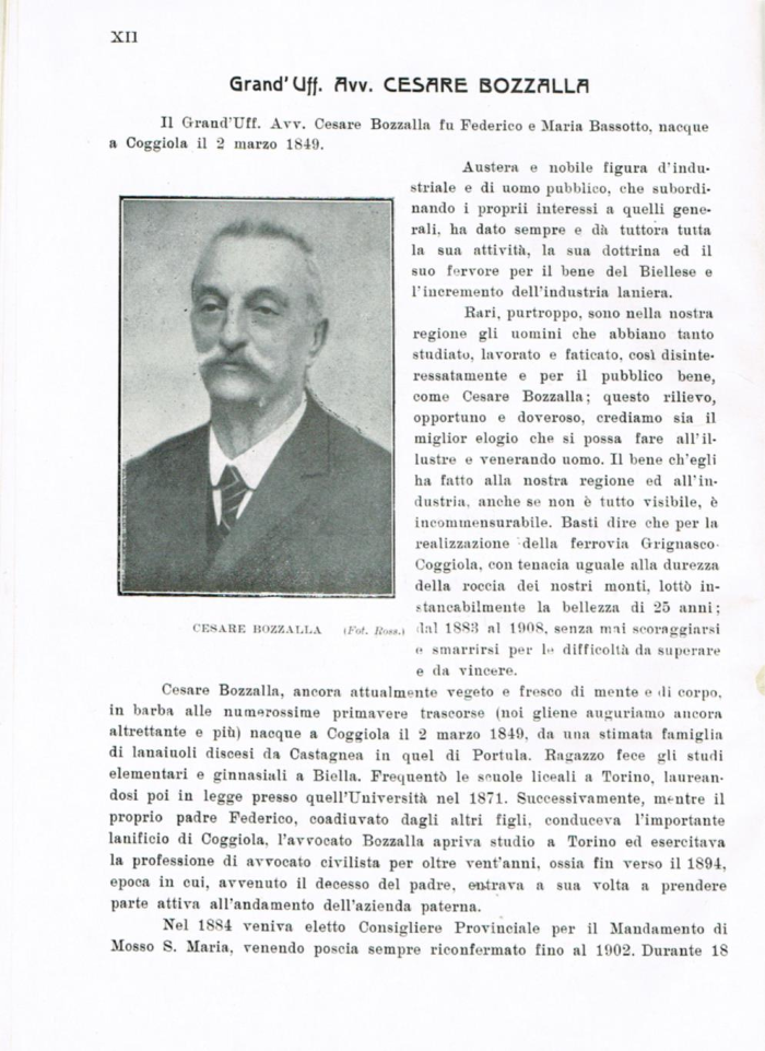 Il Biellese ed il suo sviluppo industriale: Trivero, Valli del Ponzone, del Sessera con zona limitrofa