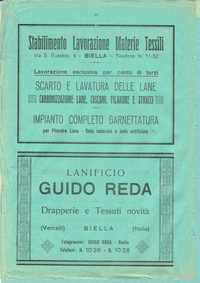 Il Biellese ed il suo sviluppo industriale: Trivero, Valli del Ponzone, del Sessera con zona limitrofa