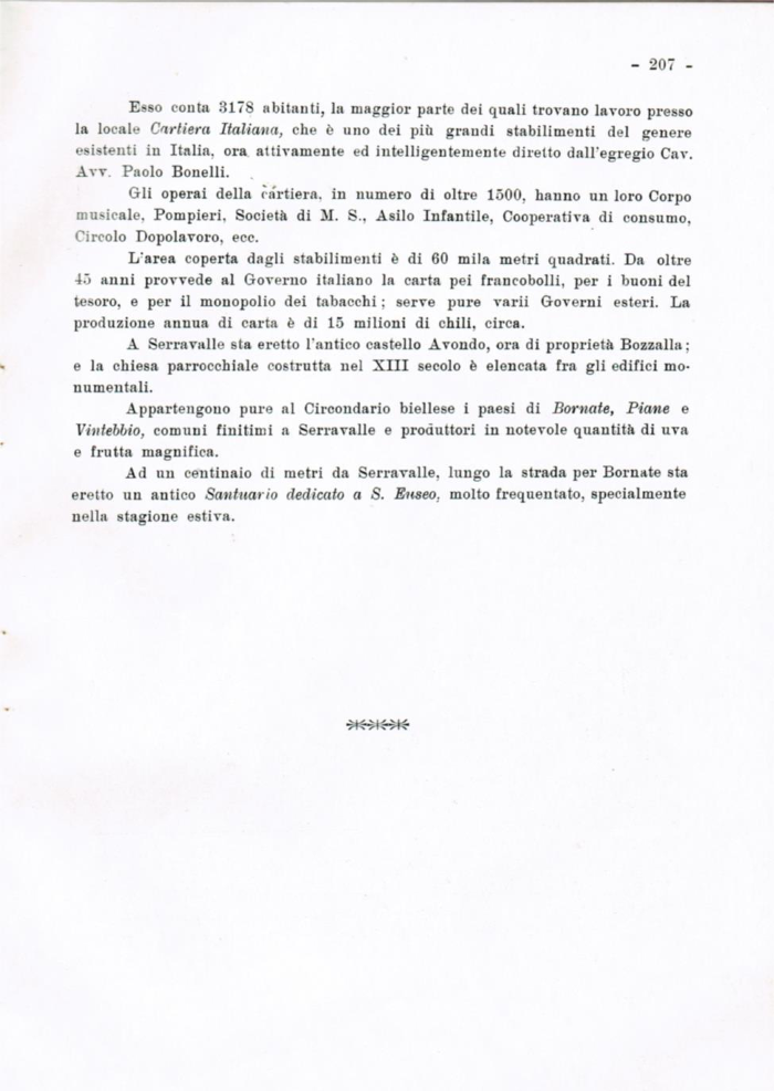 Il Biellese ed il suo sviluppo industriale: Trivero, Valli del Ponzone, del Sessera con zona limitrofa