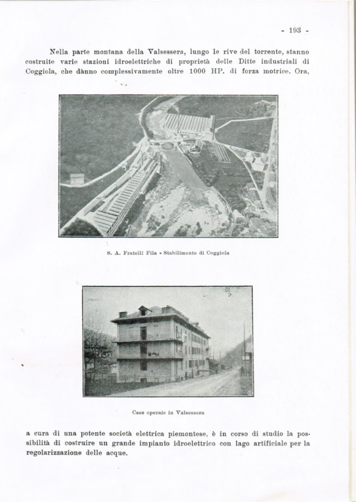Il Biellese ed il suo sviluppo industriale: Trivero, Valli del Ponzone, del Sessera con zona limitrofa