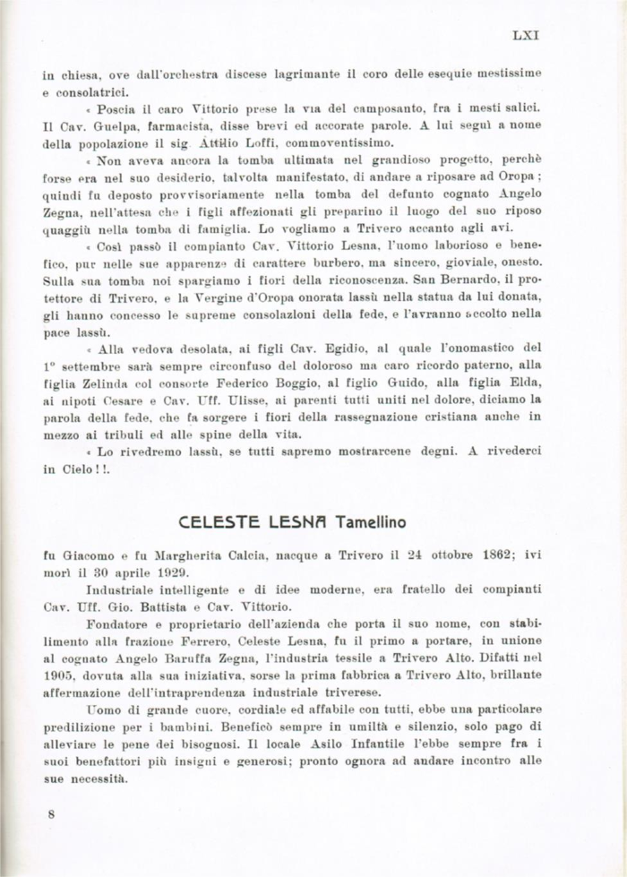 Il Biellese ed il suo sviluppo industriale: Trivero, Valli del Ponzone, del Sessera con zona limitrofa