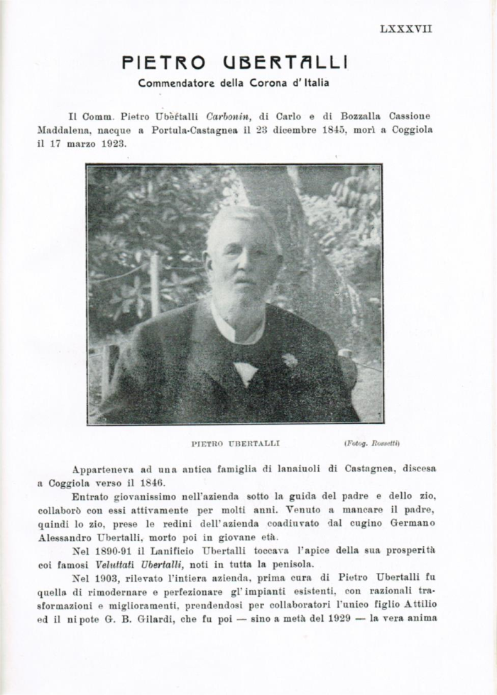 Il Biellese ed il suo sviluppo industriale: Trivero, Valli del Ponzone, del Sessera con zona limitrofa