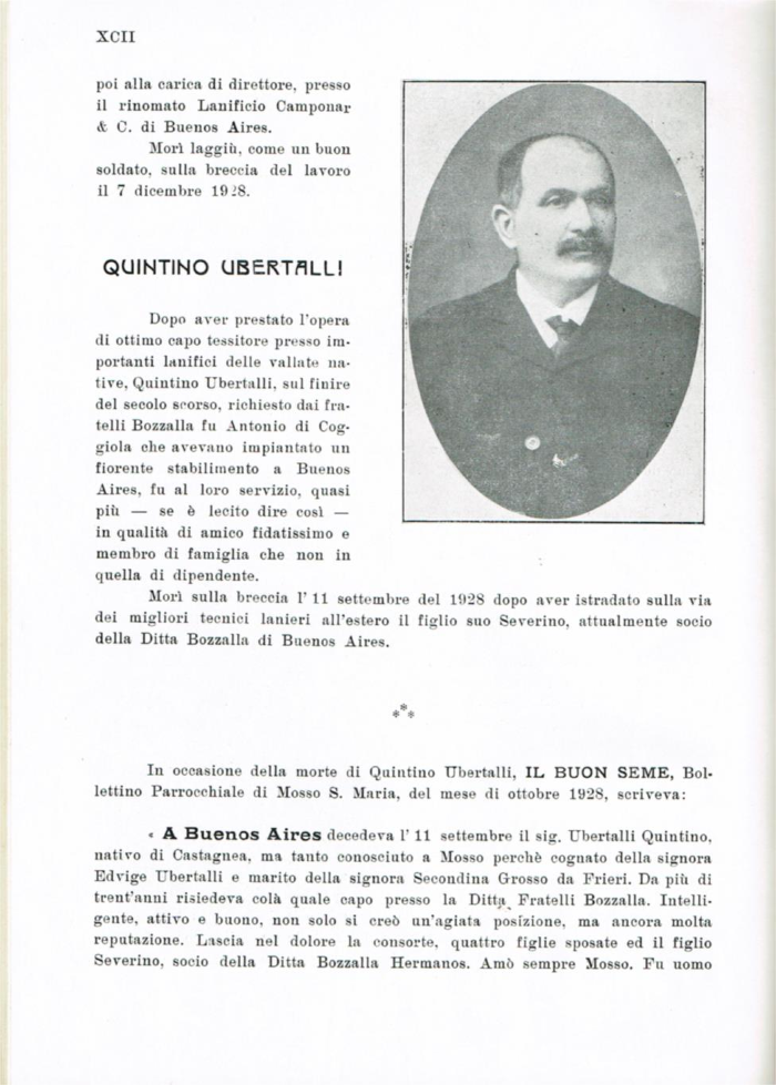 Il Biellese ed il suo sviluppo industriale: Trivero, Valli del Ponzone, del Sessera con zona limitrofa
