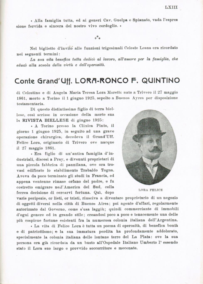 Il Biellese ed il suo sviluppo industriale: Trivero, Valli del Ponzone, del Sessera con zona limitrofa