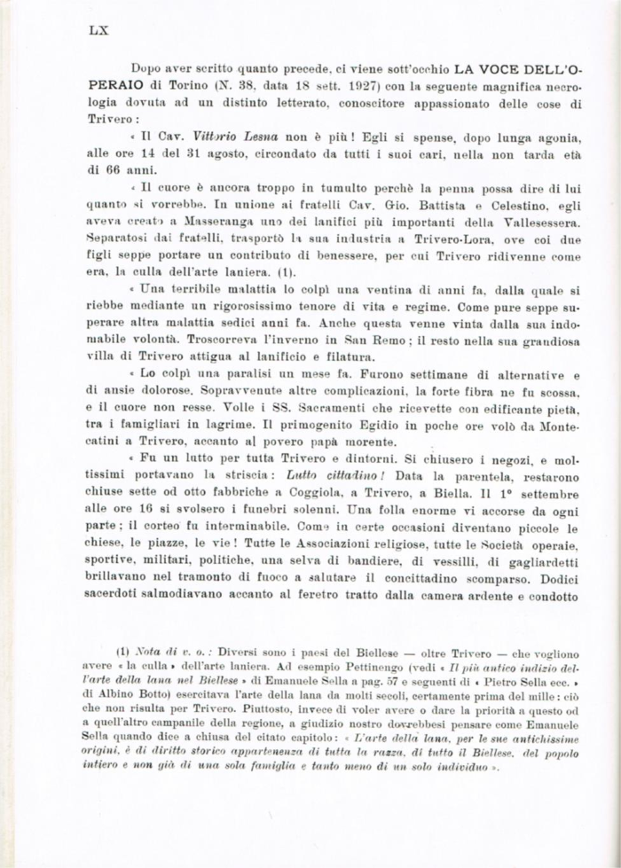 Il Biellese ed il suo sviluppo industriale: Trivero, Valli del Ponzone, del Sessera con zona limitrofa