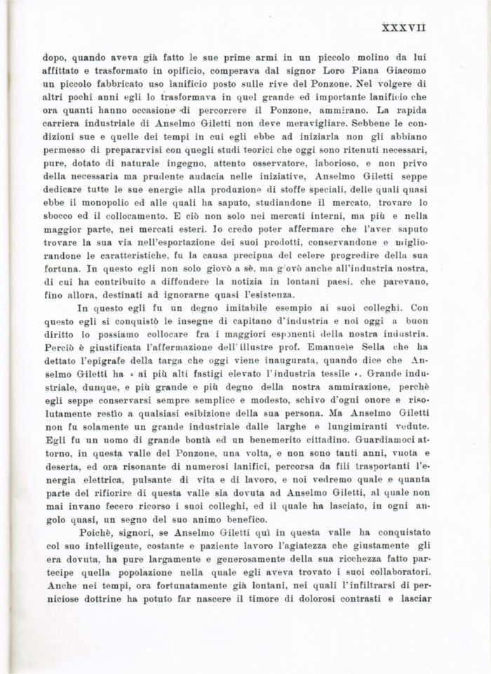 Il Biellese ed il suo sviluppo industriale: Trivero, Valli del Ponzone, del Sessera con zona limitrofa