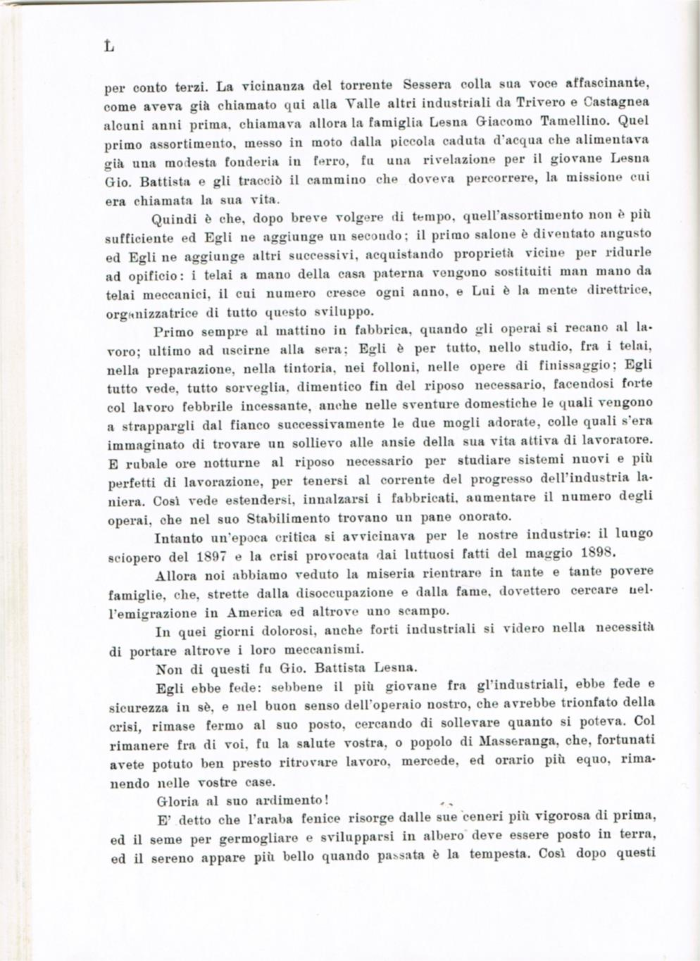 Il Biellese ed il suo sviluppo industriale: Trivero, Valli del Ponzone, del Sessera con zona limitrofa