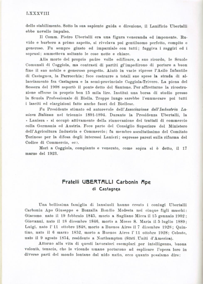 Il Biellese ed il suo sviluppo industriale: Trivero, Valli del Ponzone, del Sessera con zona limitrofa