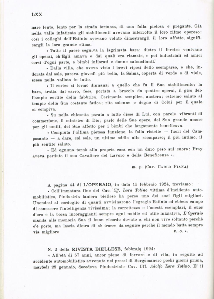 Il Biellese ed il suo sviluppo industriale: Trivero, Valli del Ponzone, del Sessera con zona limitrofa