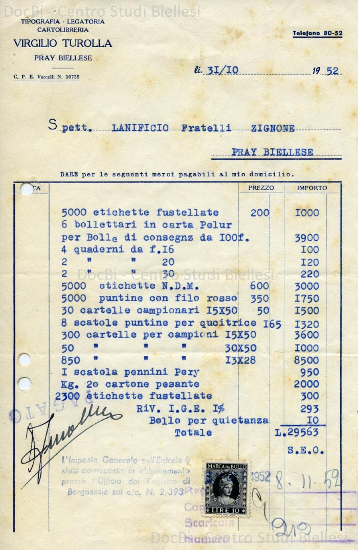 in relazione