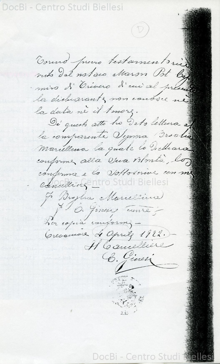 Atti di successione ed eredità del defunto Zignone Silvio (fotocopie, parti) (2)