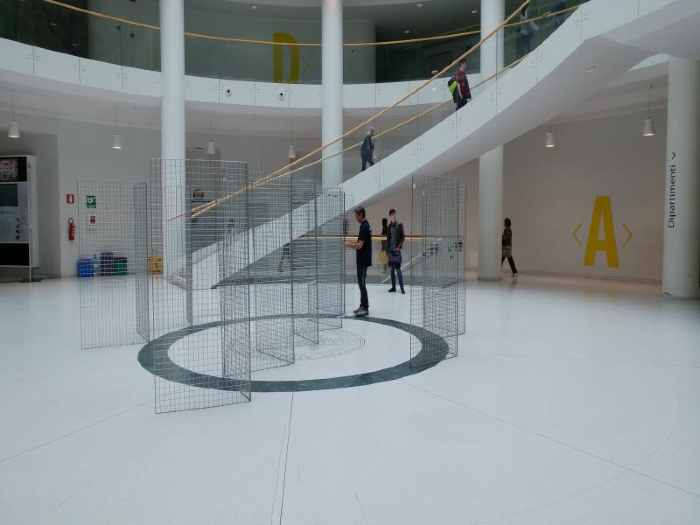 Allestimento mostra "Bambini in fabbrica: i bocia di Einaudi e Gobetti" presso il Campus Luigi Einaudi, 31 maggio-8 giugno 2018