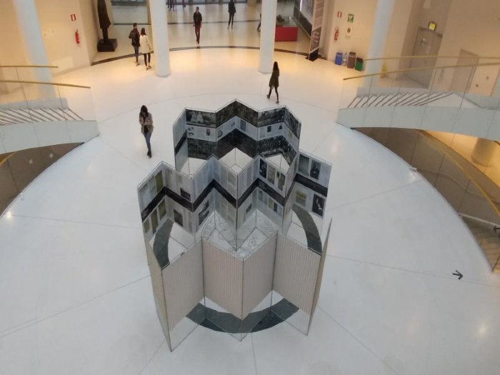 Allestimento mostra "Bambini in fabbrica: i bocia di Einaudi e Gobetti" presso il Campus Luigi Einaudi, 31 maggio-8 giugno 2018