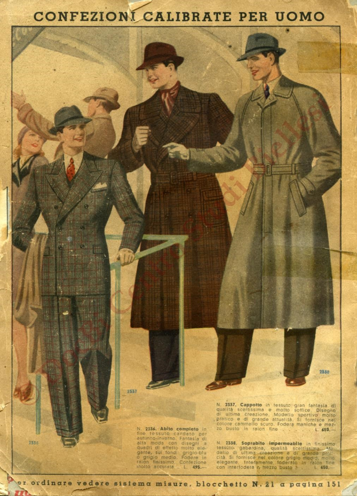 "Catalogo generale autunno-inverno 1941-42-XX" della S.P.E.R.A. Unione Cooperativa di Milano