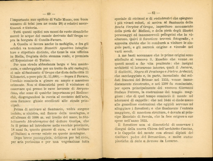 Guida storico-artistico-industriale di Biella e Circondario 1870