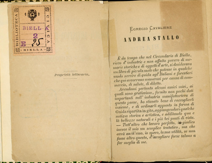 Guida storico-artistico-industriale di Biella e Circondario 1870