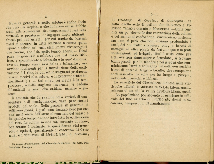 Guida storico-artistico-industriale di Biella e Circondario 1870