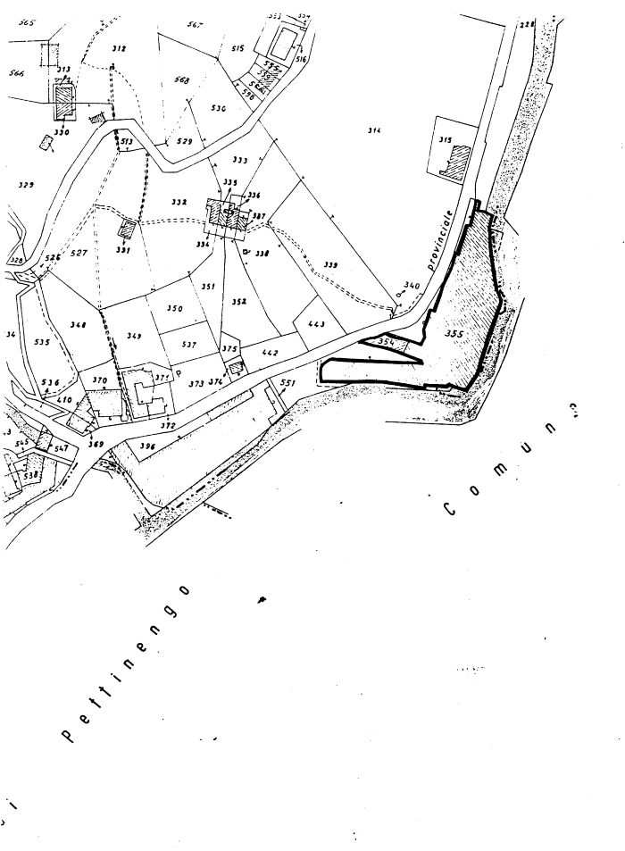 Estratto di mappa catastale