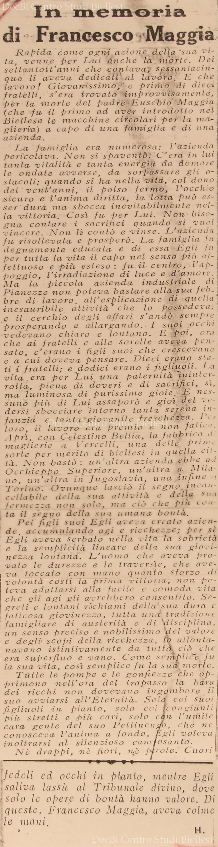in relazione