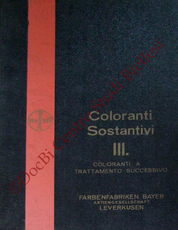 Coloranti Sostantivi III. Coloranti a trattamento successivo 