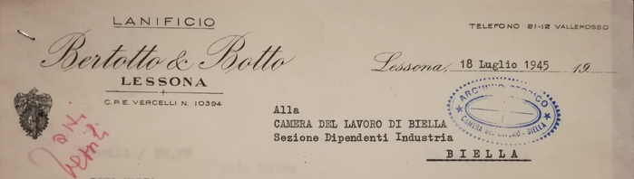 in attinenza con