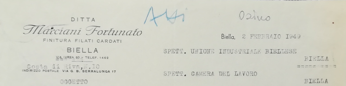 in attinenza con