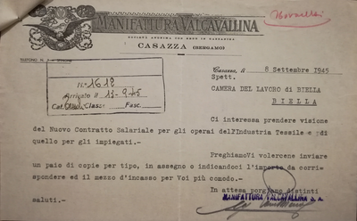 Carta sales intestata cri