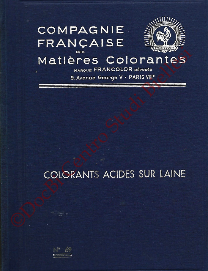Colorants acides sur laine
