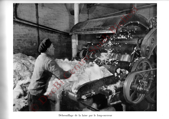 La métamorphose d'une toison. La fabrication des tissus de laine