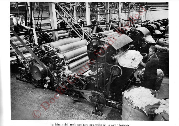 La métamorphose d'une toison. La fabrication des tissus de laine