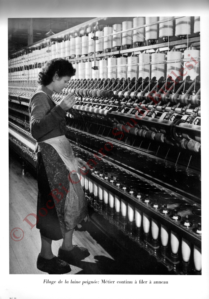 La métamorphose d'une toison. La fabrication des tissus de laine