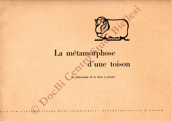 La métamorphose d'une toison. La fabrication de la laine à tricoter