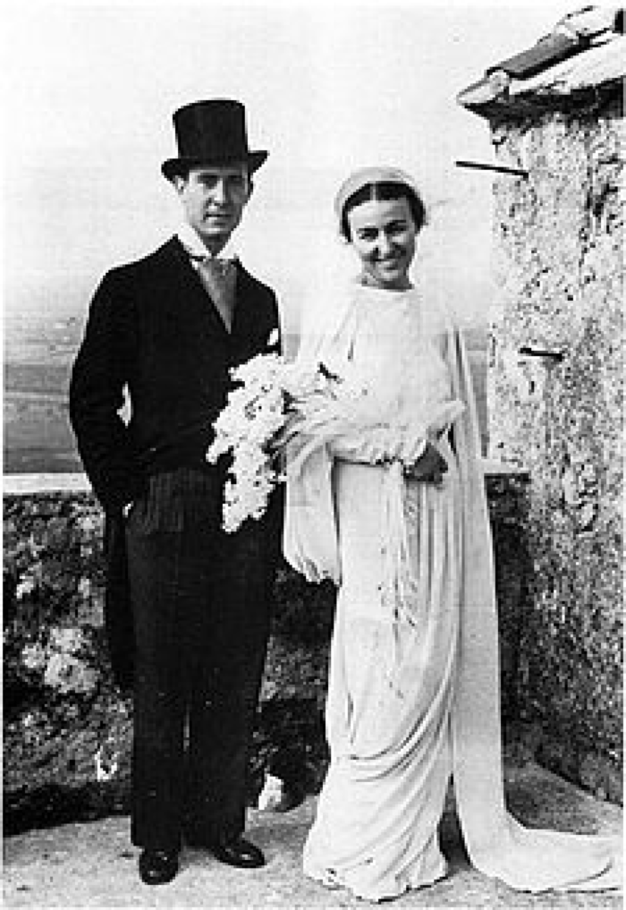 Con Renata Germano nel giorno del matrimonio.