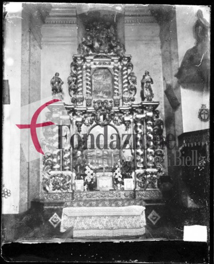 Altare in legno, chiesa Gran San Bernardo (Valle d'Aosta)