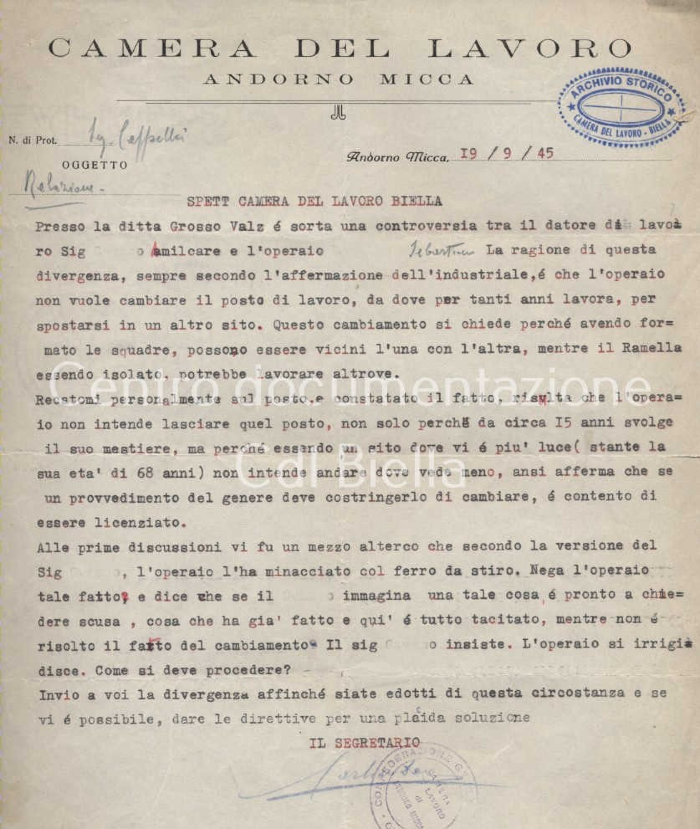 in relazione