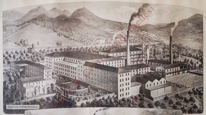 Particolare relativo allo stabilimento di Pettinengo