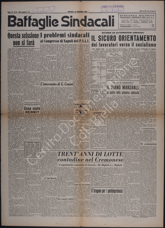 "Battaglie sindacali"