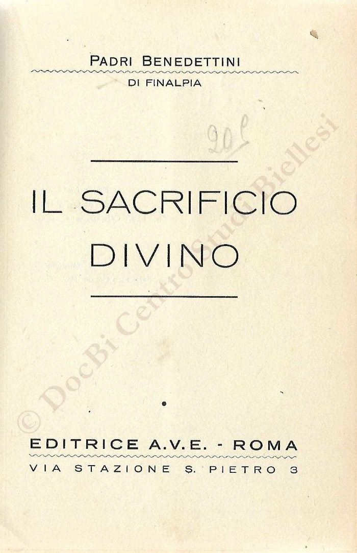 Il sacrificio divino