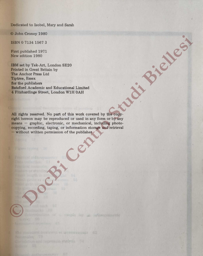 "Antropometry for designers" (misure antropometriche per designer di abbigliamento) di John Croney